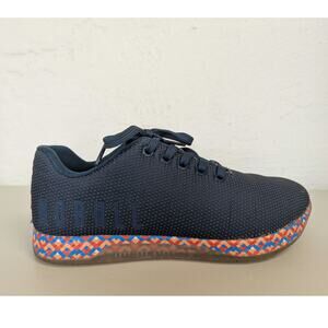 Nobull Outwork Sneakers Navy Gum Sole Colorful Training Gym CrossFit Womens 8.5